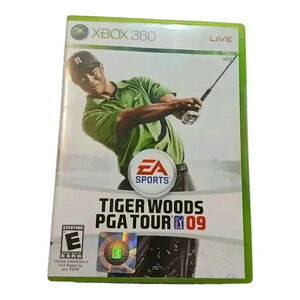NISP Tiger Woods PGA Tour 09 Xbox 360 Golf Video Game - Used, Scuffs